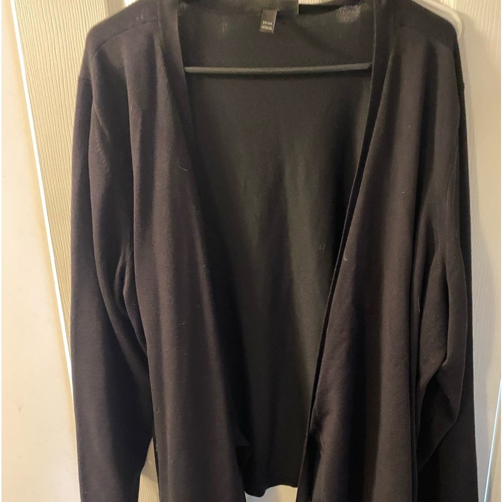 Excellent condition black  wrap sweater